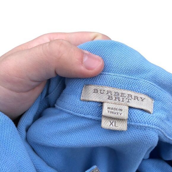 Vintage Burberry Brit Shirt Blue XL - Picture 8 of 8